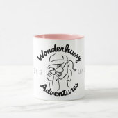 Wonderhussy Adventures Portrait Coffee Mok (Midden)