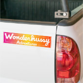 Wonderhussy Adventures Sunset Glory Bumpersticker (Op Truck)