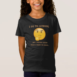 WONDERING EMOJI T-SHIRT