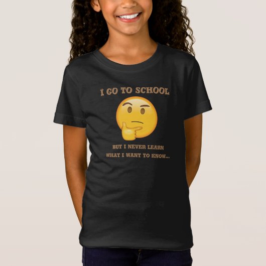 WONDERING EMOJI T-SHIRT (Voorkant)