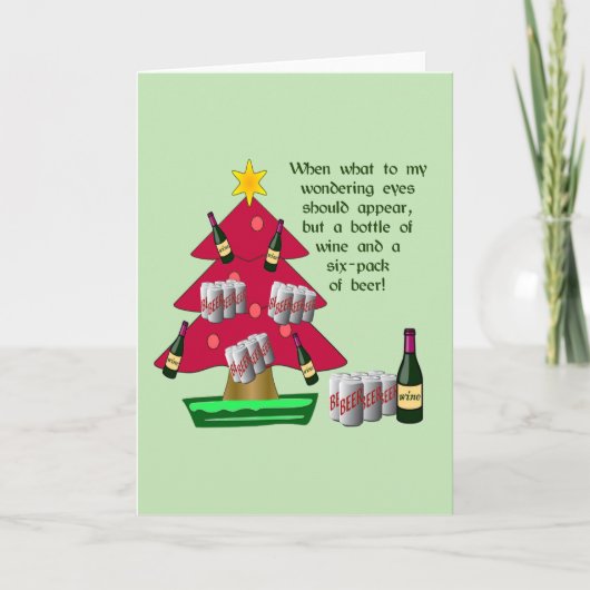 Wondering Eyes Feestdagen Kaart (Voorkant)