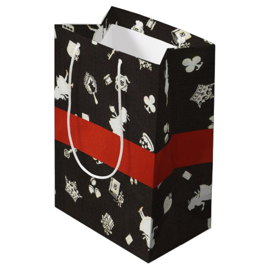 Wonderland 1 medium cadeauzakje (Achterkant Gekanteld)
