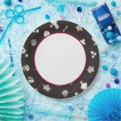 Wonderland 1 papieren bordje (Feest)