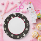 Wonderland 1 papieren bordje (Feest)