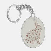 Wonderland 2 Konijn Sleutelhanger (Voorkant Links)