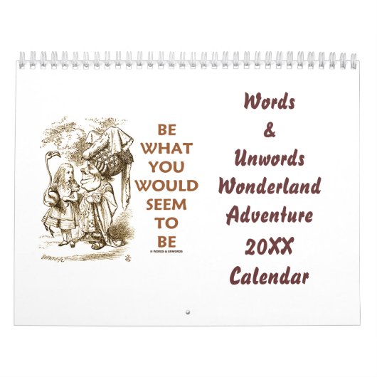 Wonderland Adventure 20XX Calendar Kalender (Hoes)