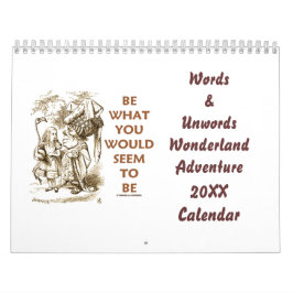 Wonderland Adventure 20XX Calendar Kalender