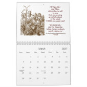 Wonderland Adventure Quottes and Afbeeldingen Cale Kalender (Mar 2027)