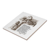 Wonderland Alice Humpty Dumpty Conversty Quote Tegeltje (Zijkant)