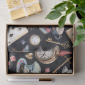 Wonderland Alice Patroon Tissuepapier (Geschenk)