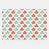 Wonderland Alice Patroon Wrapping Papier Blad Inpakpapier Vel (Voorkant 3)