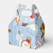 Wonderland Alice Pattern Bedankdoosjes (Achterkant)