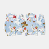 Wonderland Alice Pattern Bedankdoosjes (Uitgevouwen)