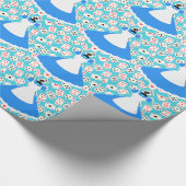 Wonderland Alice Pattern Cadeaupapier (Hoek)