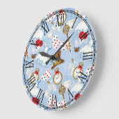 Wonderland Alice Pattern Grote Klok (Hoek)