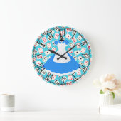 Wonderland Alice Pattern Grote Klok (Huis)