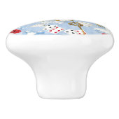 Wonderland Alice Pattern Keramische Knop (Zijkant)