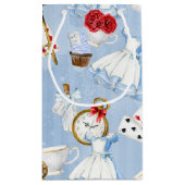Wonderland Alice Pattern Klein Cadeauzakje (Achterkant)