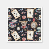 Wonderland Alice Pattern Servet (Voorkant)