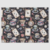 Wonderland Alice Pattern  Tissuepapier (Voorkant)