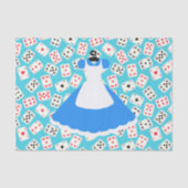 Wonderland Alice Pattern Tissuepapier (Voorkant)