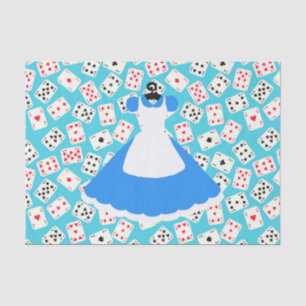 Wonderland Alice Pattern Tissuepapier