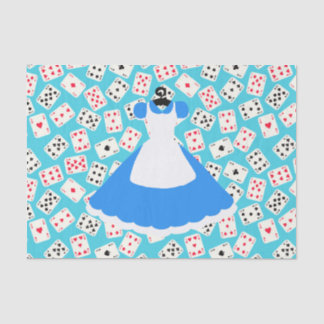 Wonderland Alice Pattern Tissuepapier