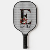 Wonderland Alice & Queen Letter E Pickleball Paddle (Voorkant)