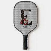 Wonderland Alice & Queen Letter E Pickleball Paddle (Achterkant)