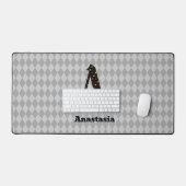 Wonderland Alice & Queen of Hearts Letter A Bureaumat (Keyboard & Muis)