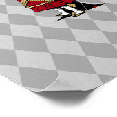 Wonderland Alice & Queen of Hearts Letter A Poster (Hoek)