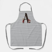 Wonderland Alice & Queen of Hearts Letter A Schort (Voorkant)