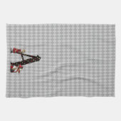 Wonderland Alice & Queen of Hearts Letter A Theedoek (Horizontaal)