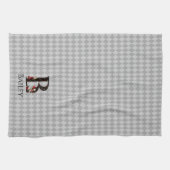 Wonderland Alice & Queen of Hearts Letter B Theedoek (Horizontaal)