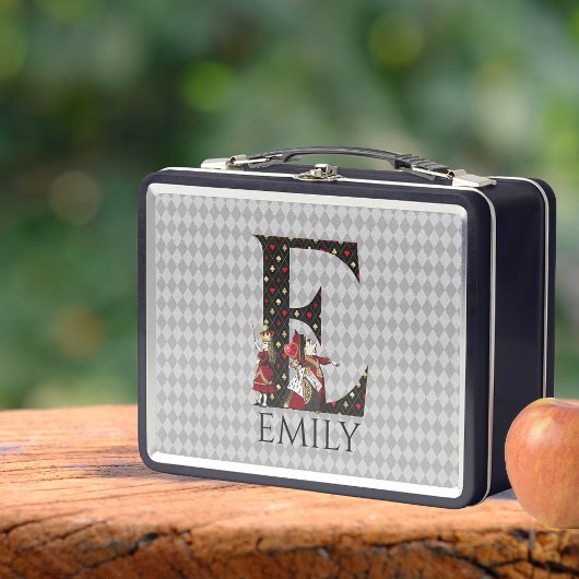 Wonderland Alice & Queen of Hearts Letter E