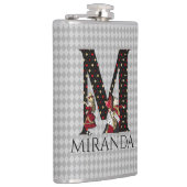 Wonderland Alice & Queen of Hearts Letter M Heupfles (Rechts)