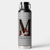 Wonderland Alice & Queen of Hearts Letter M Waterfles (Voorkant)