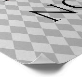 Wonderland Alice & Queen of Hearts Letter N Poster (Hoek)