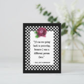 Wonderland Alice Quote Briefkaart (Staand voorkant)