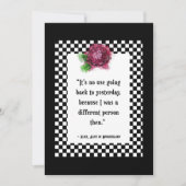 Wonderland Alice Quote Kaart (Voorkant)