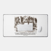 Wonderland Alice Tweedledum Tweedledee Logic Qte Bureaumat (Keyboard & Muis)