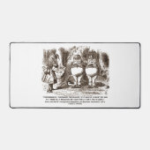 Wonderland Alice Tweedledum Tweedledee Logic Qte Bureaumat (Voorkant)