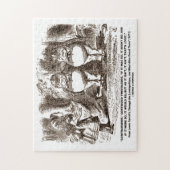 Wonderland Alice Tweedledum Tweedledee Logic Qte Legpuzzel (Verticaal)