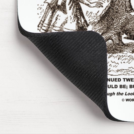 Wonderland Alice Tweedledum Tweedledee Logic Qte Muismat (Hoek)