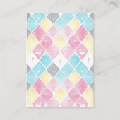 Wonderland Baby shower Boekaanvraag Informatiekaartje (Achterkant)