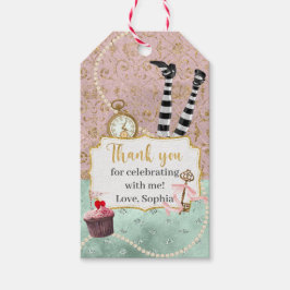  Wonderland Birthday Dank u Cadeaulabel