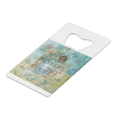 Wonderland - bonkers citaat - Alice in Wonderland Creditkaart Flessenopener (Achterkant Gekanteld)
