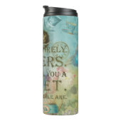 Wonderland - bonkers citaat - Alice in Wonderland Thermosbeker (Geroteerd rechts)