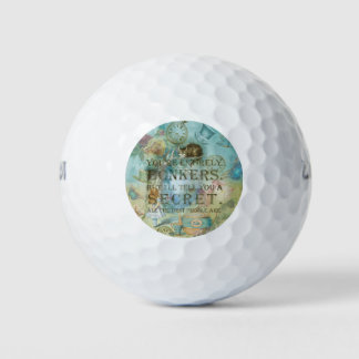 Wonderland - Bonkers Quote - Alice in Wonderland Golfballen