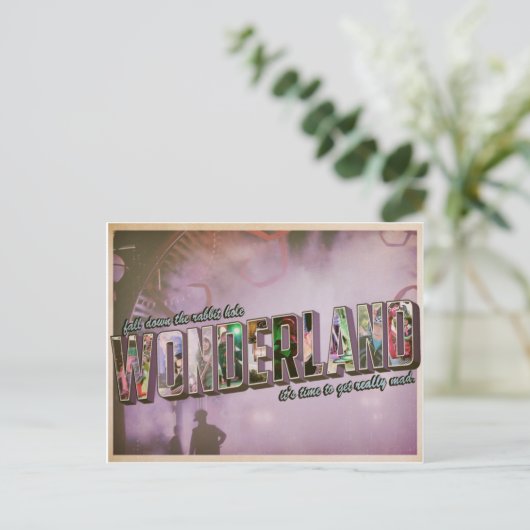 wonderland. briefkaart (Staand voorkant)